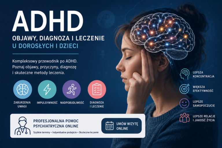 🧠 ADHD – objawy, diagnoza i leczenie u dorosłych i dzieci (kompletny przewodnik 2026)