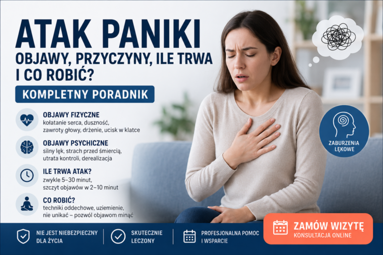 Atak paniki – objawy, przyczyny, ile trwa i co robić? Kompletny poradnik 2026