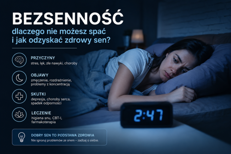 Bezsenność – dlaczego nie możesz spać i jak odzyskać zdrowy sen
