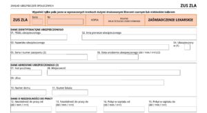 Czy prywatny psychiatra może wystawić zwolnienie lekarskie ZUS ZLA widoczne na tym obrazku?
