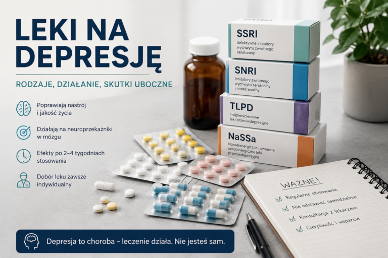Jakie leki na depresję? Ranking leków przeciwdepresyjnych 2026 – które wybrać, jak działają i kiedy zaczynają działać?