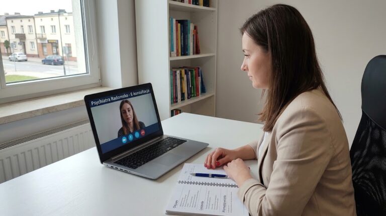 Psychiatra Radomsko – konsultacja psychiatryczna online, objawy, leczenie i pierwsza wizyta